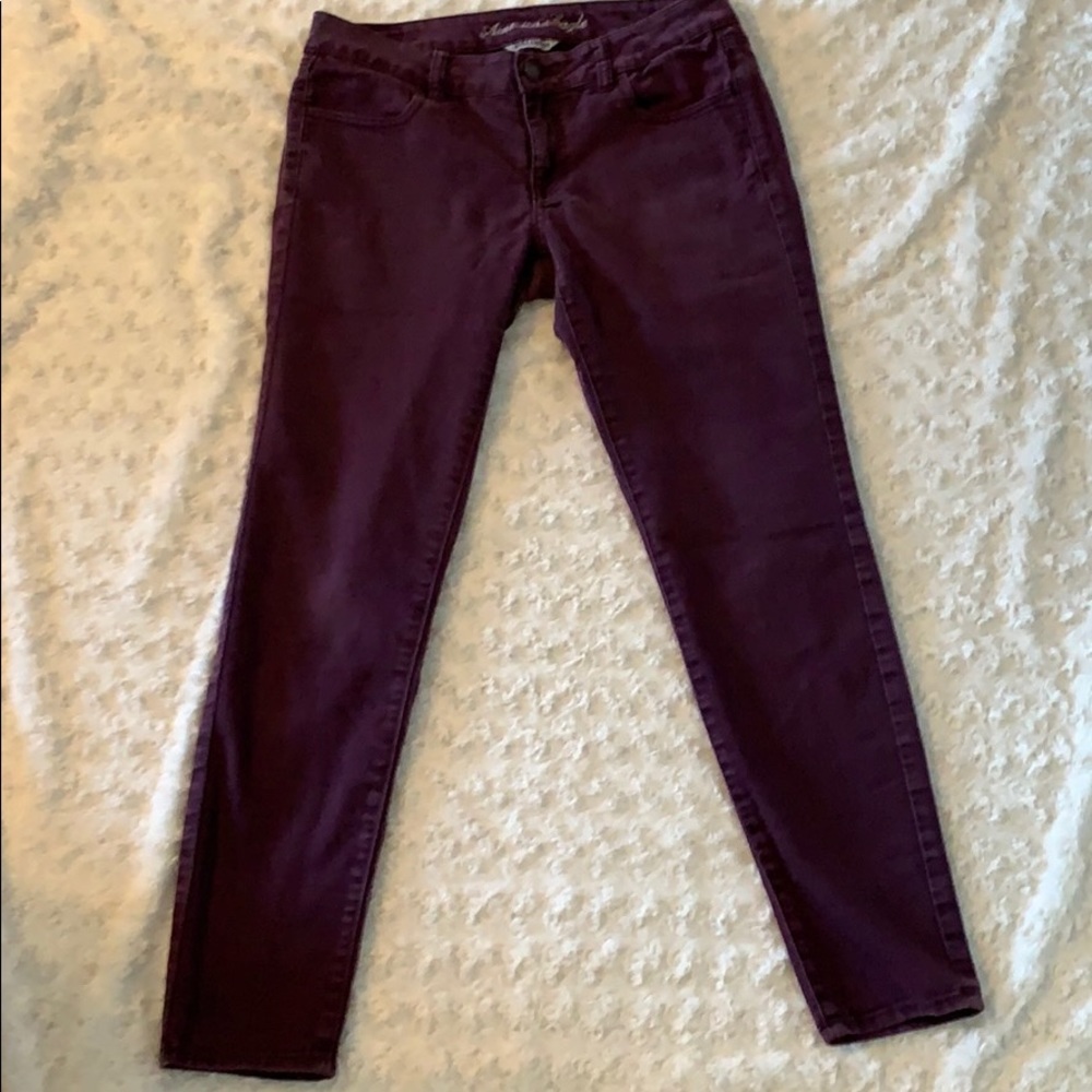 Purple AE Jeggings